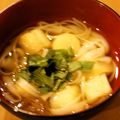 BiwacoJune's cooksnap of when they made いい香り♪かつお節と麩のお吸い物.