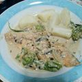 ＊もぅ子＊'s cooksnap of when they made サーモンと豆乳のスープ煮.