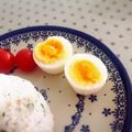 ふなここ's cooksnap of when they made ゆで卵☆オリーブ油と塩をかけるだけ.