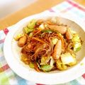 komutatata's cooksnap of when they made 痩せる！ノンオイル☆うま〜白滝やきそば.