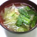 n.shimmy's cooksnap of when they made ゴマが香るチンゲン菜のスープ.
