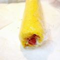 komutatata's cooksnap of when they made ローカーボ　いちごロールケーキ.