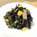 ハピクロ827's cooksnap of when they made 大根菜とひじきのオイスターソース炒め.