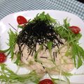 きゃんでぃ３３'s cooksnap of when they made 豆腐と白滝で☆クリーム明太子パスタ.