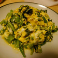 ぷくーのほっぺ's cooksnap of when they made 塩ひとつでほうれん草の卵とじ ②.