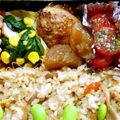レモンジャ's cooksnap of when they made 鶏つくねとしめじの煮もの.