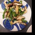 しあんの台所's cooksnap of when they made 焼きしいたけと三つ葉のあえもの.
