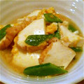 kazu3838's cooksnap of when they made 宮城旬野菜　厚揚げと絹さやの卵とじ.