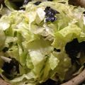 とんがりくん。's cooksnap of when they made ちぎるだけ☆レタスと海苔の中華サラダ.