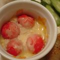 uminoie's cooksnap of when they made トマトのチーズ焼き.