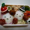 しろくまラッコ's cooksnap of when they made ハロウィン　まめゴマのキャラ弁.