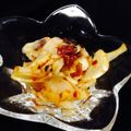 imoky's cooksnap of when they made ヤーコンの梅和え.