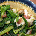 稲葉しずく's cooksnap of when they made ほうれん草とちくわの梅肉和え♪.