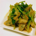 chEk0's cooksnap of when they made 三つ葉とかまぼこの柚子こしょう和え.