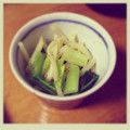 ニョコニョコ's cooksnap of when they made 簡単 小松菜とタケノコのナムル.