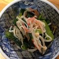 ぴこぴこぴこち's cooksnap of when they made 小松菜とえのきとカニカマのおひたし.