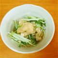 かしこ＆かおちゃん's cooksnap of when they made 簡単美味しい★水菜の煮浸し.