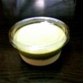 実１１３'s cooksnap of when they made ミルク抹茶プリン.