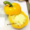まめりここ's cooksnap of when they made トローリチーズの肉詰めパプリカ.
