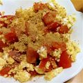 るっこーら's cooksnap of when they made ☆おいしぃ～トマトとたまごのゴマサラダ☆.