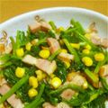 max4995's cooksnap of when they made お弁当＊ほうれん草とベーコンのソテー.