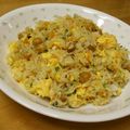 ぽりぽり拓庵's cooksnap of when they made めんつゆ和風チャーハン.