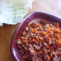 ノン王子's cooksnap of when they made ひき肉とたけのこ炒めのレタス包み.