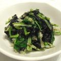 sakuni's cooksnap of when they made 根三つ葉の海苔わさび和え.