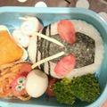 shyokoko's cooksnap of when they made 仮面ライダー☆フォーゼ弁当…♩.