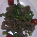 料理苦手まま's cooksnap of when they made 牛肉とアスパラのオイスターソースマヨ炒め.