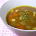 にゃぁくん's cooksnap of when they made 炊飯器で♫大豆と野菜のカレースープ.