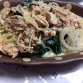 さくらいろの春。's cooksnap of when they made 【簡単•ヘルシー】鮭とキノコの豆乳パスタ.
