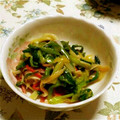 ぷちこりらっくま's cooksnap of when they made ワケギとカニカマ☆お手軽ぬた.