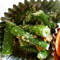 おかしのこ's cooksnap of when they made シンプル☆スナップえんどうとゴマだけ.
