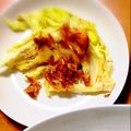 るなるなるなるなるな's cooksnap of when they made 電子レンジ蒸しキャベツ桜海老ソースかけ♪.