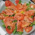 hirahirann's cooksnap of when they made サーモン♪カルパッチョ.