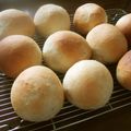 Ｐ子ママ's cooksnap of when they made 全粒粉のふわふわ丸パン♪.