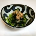 ぽんこ♡'s cooksnap of when they made 根三つ葉と新わかめのおひたし.