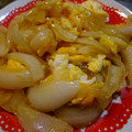 わたるんママ's cooksnap of when they made 新玉ねぎの「とろっとろ卵とじ！」.