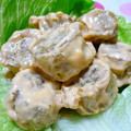 ことっちゃん's cooksnap of when they made 揚げシュウマイのエビマヨソース和え.