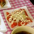 2児ママみきてぃ's cooksnap of when they made サーモンの刺身　～オニオンマヨ～.