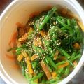 さくらん餅's cooksnap of when they made 春菊と人参のマヨポンごま和え.