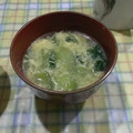 ラリー＆サラ's cooksnap of when they made ごま油香る☆ちんげん菜と卵の中華スープ♪.