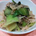 いしまいﾁｬﾝ's cooksnap of when they made チンゲン菜と豚の醤油炒め.