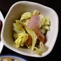 ポメちょん's cooksnap of when they made キャベツ♡♥ウインナーのマ酢タード和え.