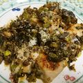 himalin's cooksnap of when they made 鶏むね肉とふきのとうのオリーブオイル焼き.