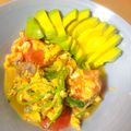 nemuhi's cooksnap of when they made 簡単*マッシュルームトマト玉子の炒め物*.