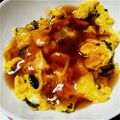 mihosky☆'s cooksnap of when they made 白きのこちゃん好きの～　♡かに玉♡.