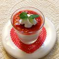 helloayu's cooksnap of when they made 春♡即席苺ソースとホワイトチョコムース.