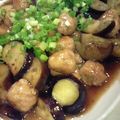 ekku's cooksnap of when they made プチプチ肉団子とナスの炒め煮.